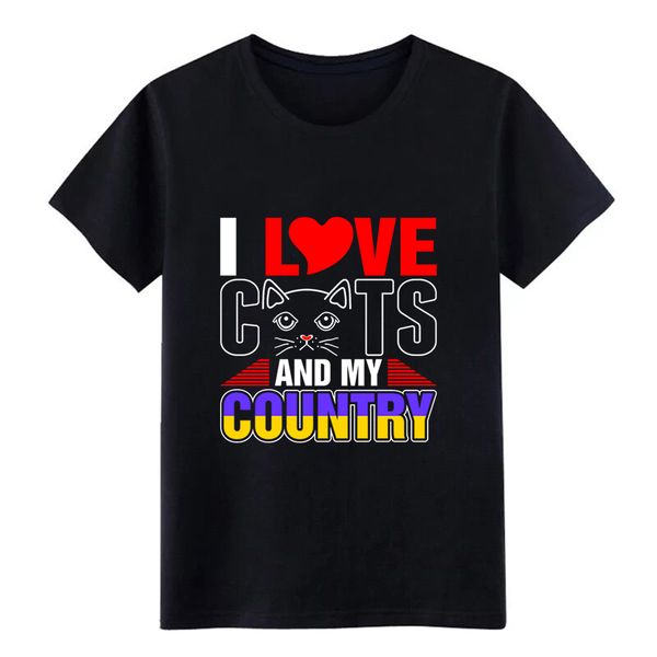 

men's i love cats and my ukraine country designs solid famous fashion spring pictures hoodie designers t shirts sweatshirt