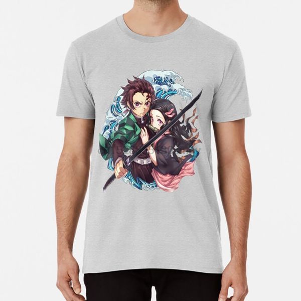 

kimetsu yaiba no kamado x nezuko tanjiro animates ga otaku japan cute classic animation 2d kimetsu no yaiba sweatshirt hoodie men t shirt