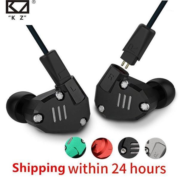 

kz zs6 2dd+2ba hybrid in ear earphone hifi dj monito running sport earphones earplug headset bluetooth cable set earbud zsn pro1