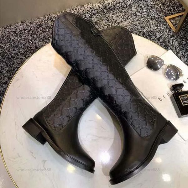 

2021 women martin platform boots black shoes thigh-high boots fashion knight sock boots winter boot with letter knee high boot