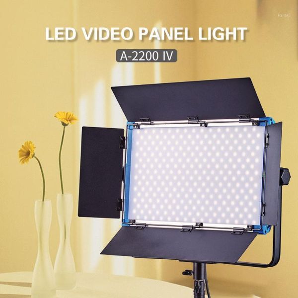 

flash heads led panel light po studio 100w bi-color yidoblo a-2200iv video for youtube pography lighting lamp1