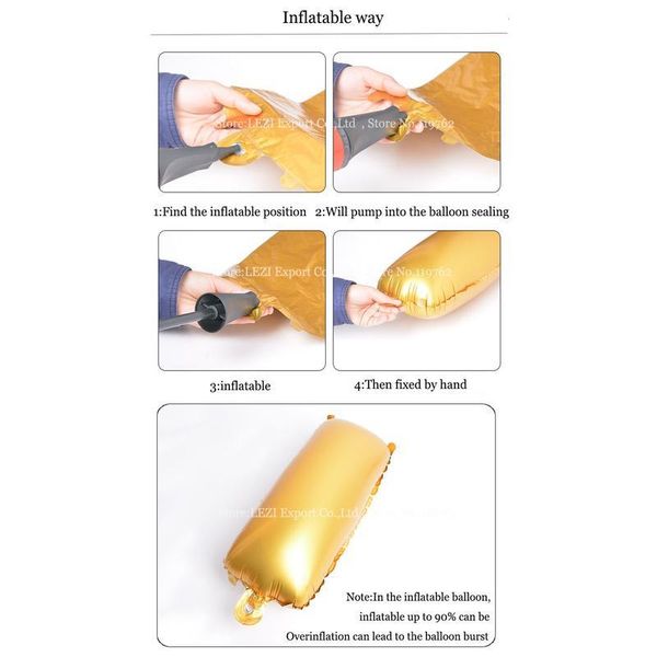 

40inch big foil birthday balloons helium number balloon 0-9 happy birthday wedding party decorations shower large figure sqchvh