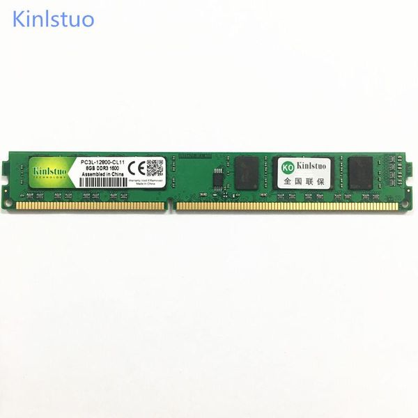 

rams kinlstuo ddr3 ram ddr3l 8gb 1600mhz pc3l-12800 dimm 240pin deskmemory 1.35v low voltage