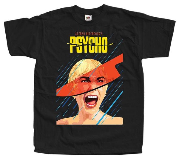 

psycho alfred hitchcock movie funny japanese streetwear girls custom black sport hooded sweatshirt hoodie t shirt