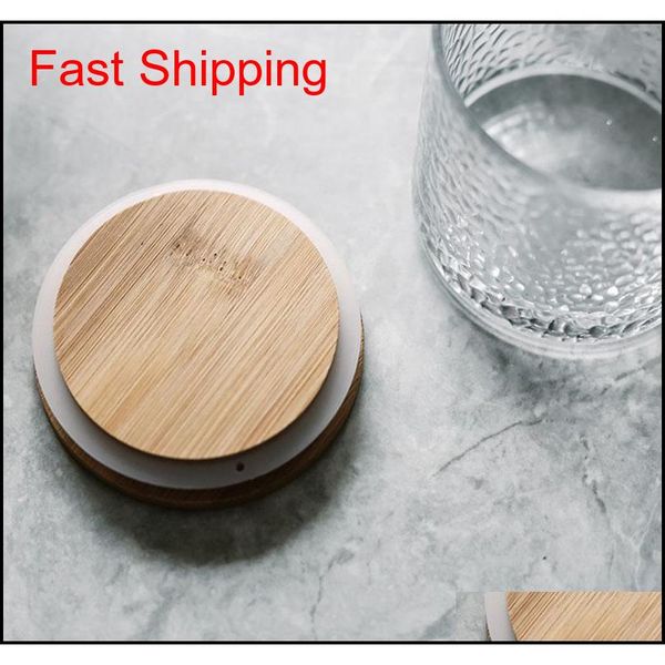 

transparent glass coffee bean tea container food storage jar with airtight seal bamboo lid,borosilicate glass food qylqux bdebaby