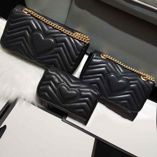 

2020 new 3 size women brand fashion marmont luxury designer bags genuine leather crossbody handbag purses backpack shoulder bag