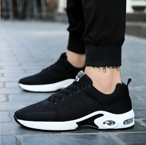 

drop shipping cool pattern5 blue black white gray grizzle men women cushion running shoes trainers sports designer sneakers 35-45, White;red