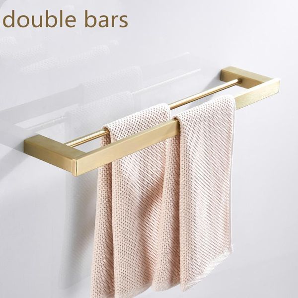 

bathroom set accessories stainless steel brushed gold towel rack with hook wall toilet brush holdertoilet roll paper holder bbysff