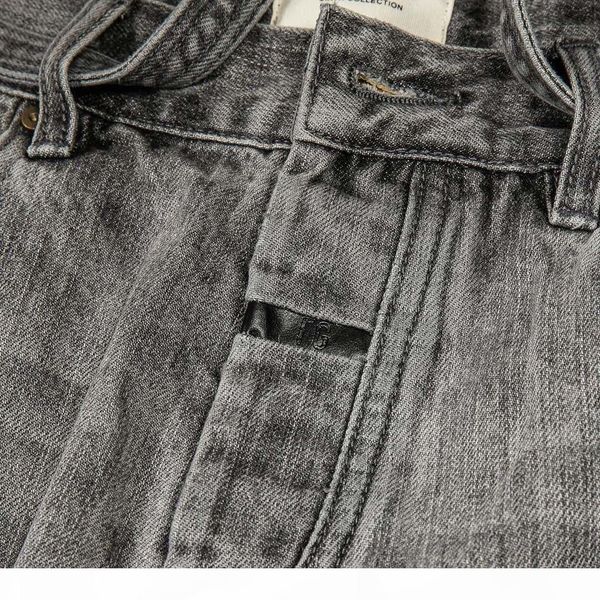 

19ss fear of god 6th fog hole zipper jeans fashion street skateboard casual denim trousers sport fitness hip hop track pants sweatpants, Blue