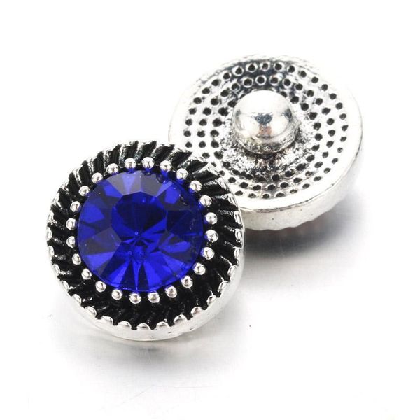 

10pcs lot new shining snap jewelry 12mm snap buttons with rhinestone charm button fit snap bracelets bangles for women h bbygbq