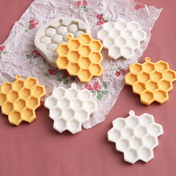 

baking moulds 1pcs diy honeycomb cakes molds silicone mold fondant cake chocolate soap candy biscuit sugar kitchen accessories