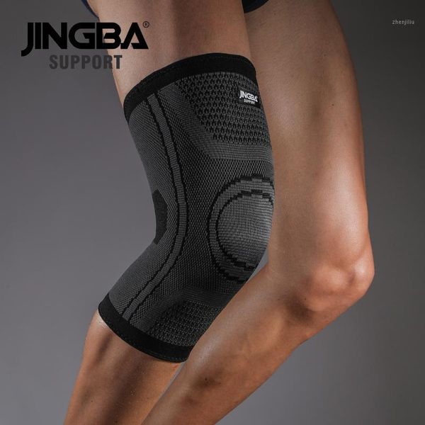 

elbow & knee pads jingba support 2021 sport basketball volleyball brace elastic nylon compression protector1, Black;gray