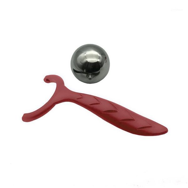 

accessories massager muscle relax foot roller heated massage ball handheld stainless steel practical fitness neck back1