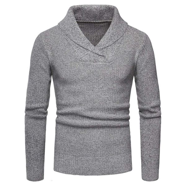 

1sq1swholesale sweaters long sleeve autumn polyester gray men's knitted sweater2w2w8uy, Black