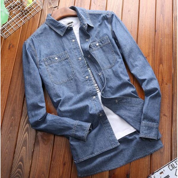 

2021 high-quality brim pants with long blue sleeve breeze shirt from vintage men's casual spring hz8r, White