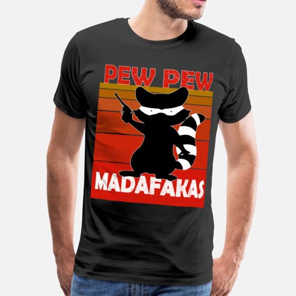 

pew pew madafakas енот с pistol енот t shirt fun дышащий повседневный tracksuit фуфайки hoodie