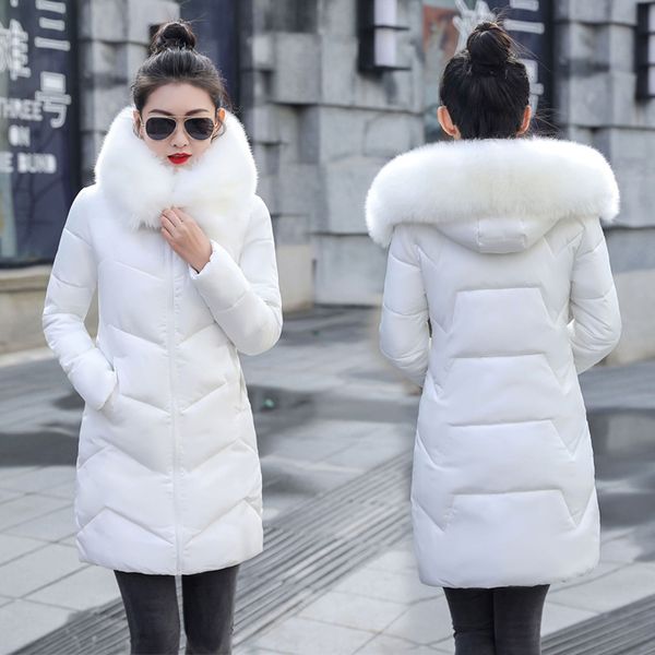 

2020 new parka womens winter coats womans plus size 7xl long cotton casual fur hooded jackets warm parkas female overcoat coatx1016, Black;brown