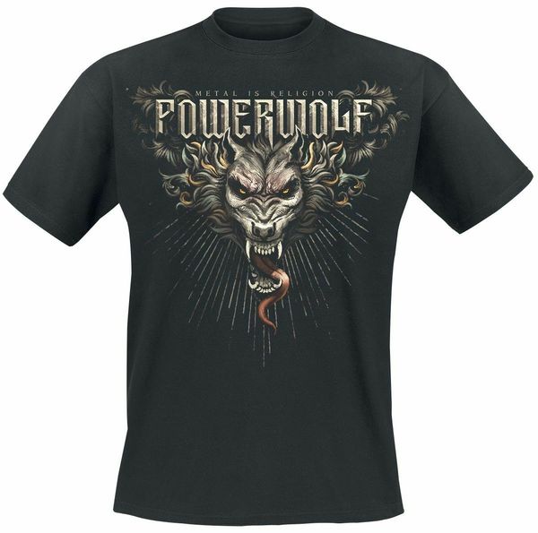 

powerwolf dracul wolf black design style new fashion short sleeve round neck crazy basic models sport hooded sweatshirt hoodie t shirt