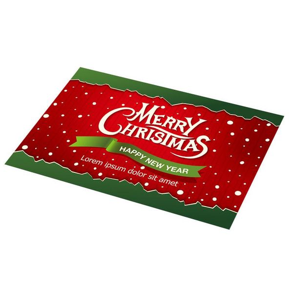 

2 3 4 6 8pcs 45x30cm placemat for dining table christmas decoration coaster creative heat resistant kitchen dining accessories bbybwm