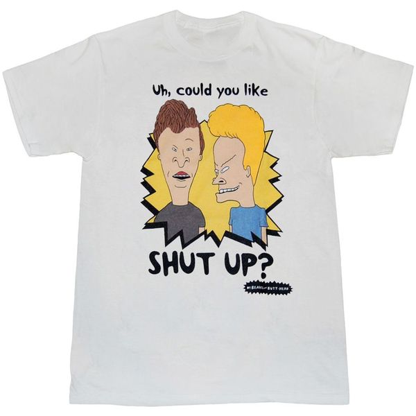 

beavis and butthead shut up t-shirt new fashion classic style tee shirt sport hooded sweatshirt hoodie