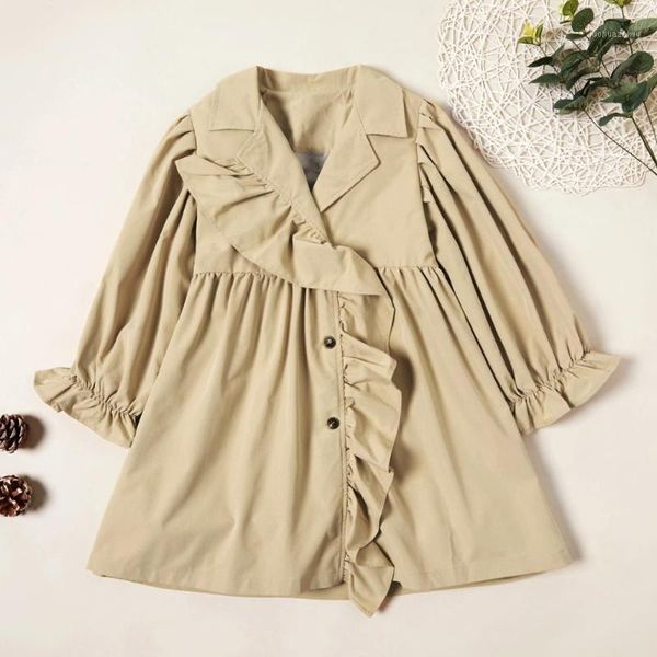 

coat stylish solid ruffled button jacket overcoat1, Blue;gray
