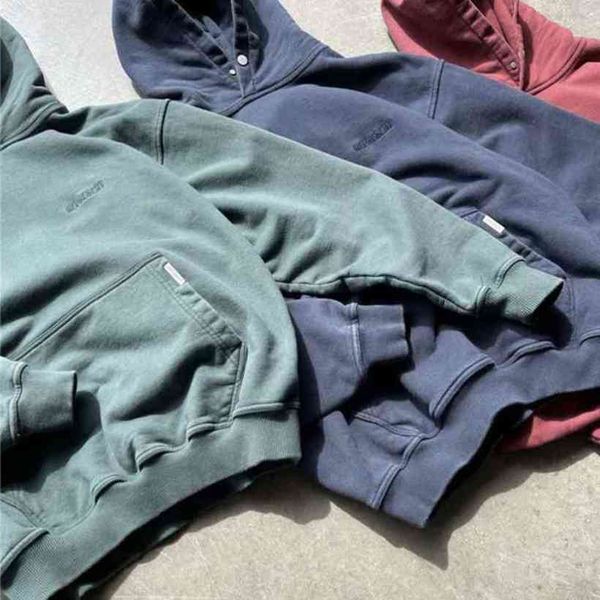 

2021fw empty hoodie men women hooded plants representatives of sweatshirts vintage oversize sweaters, Black