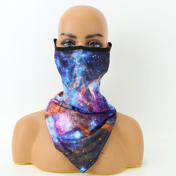 

new ice masks mouth protective mask ultraviolet-proof face riding cycling dustproof silk triangle sports scarf bib gfmmh