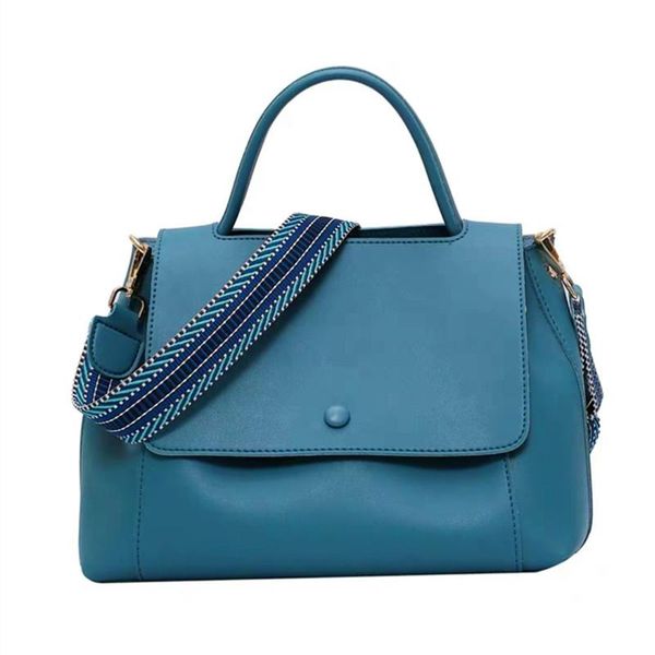 

spring 2020 new texture women's bag fashion soft leather bag leisure large capacity one shoulder messenger women's handbag