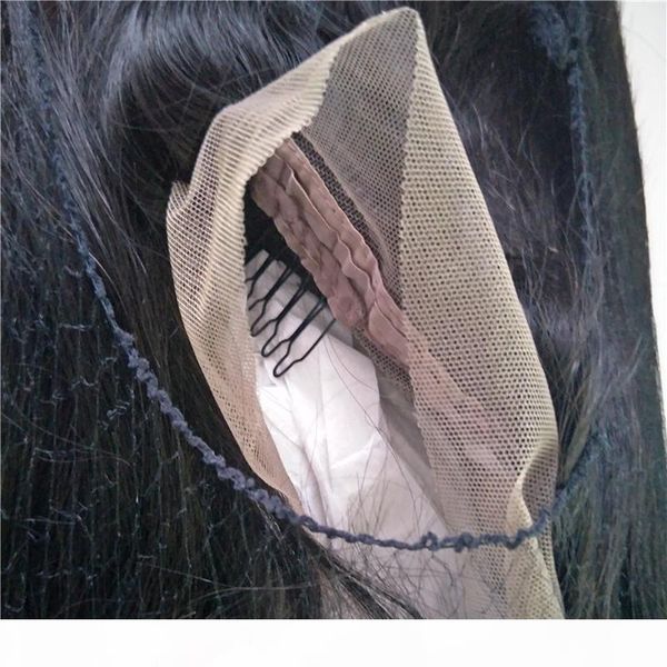 

human hair full lace wigs brazilian hair frontal lace wig virgin human hair 150 180 density for black women, 1 piece lot, Black;brown