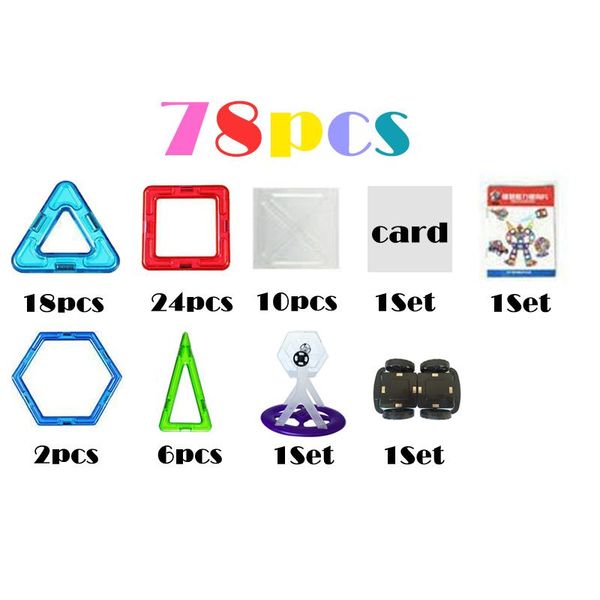 

78 36pcs мини магнитный конструктор construction set просветить кирпич магнитная модель строительные блоки развивающие игрушки для детей bby