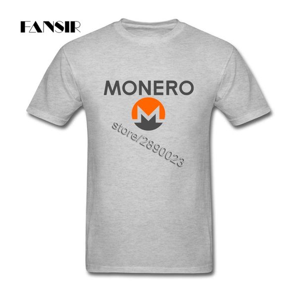 

sport classic fit monero coin tshirt men short sleeve o neck men t shirt camisetas big size
