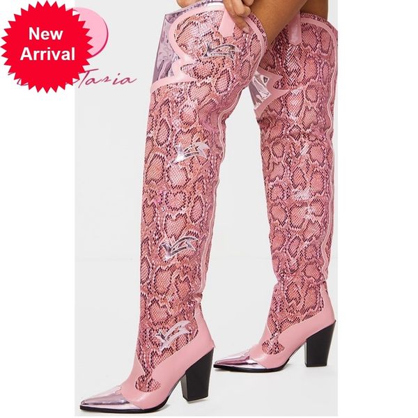 

2021 the new big 35-43 new ladies on knee boots toe-high heels high thigh women's shoes, Black