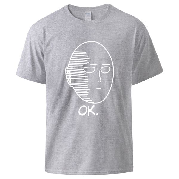 

one punch ok saitama print summer new arrival swear short sleeve pullover tee male workout hooded sweatshirt hoodie men t shirt