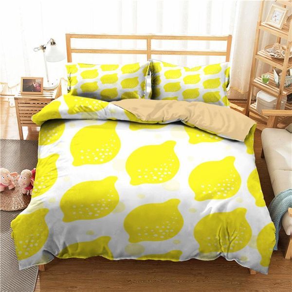 

bedding sets a set 3d printed duvet cover bed fruit home textiles for adults bedclothes with pillowcase #nm051