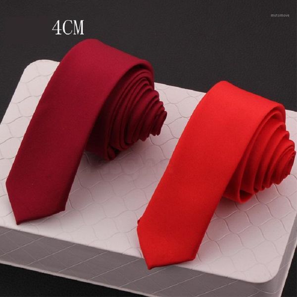 

bow ties 2021 designers brands fashion business 4cm slim for men matte solid color necktie party wedding with gift1, Black;gray