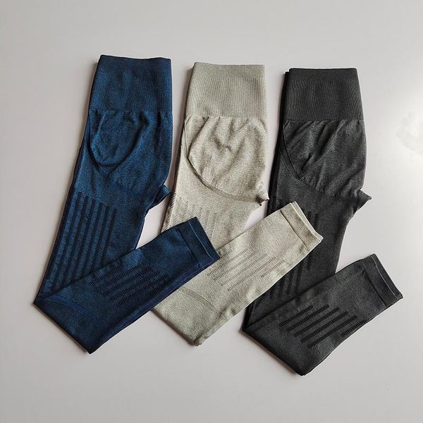 

yoga outfits energy seamless pants high waist leggings compression workout tummy control gym booty scrunch fitness, White;red