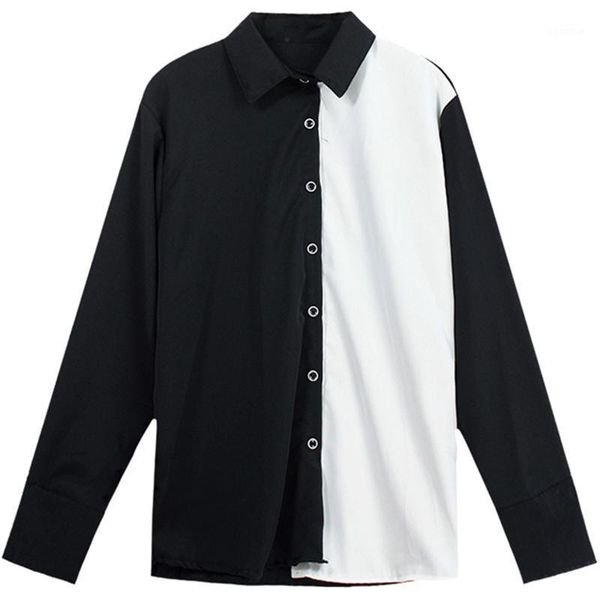 

plus size women blouses 2020 spring long sleeve turn-down collar blouse shirt female casual loose shirts blusas mujer clothes1, White