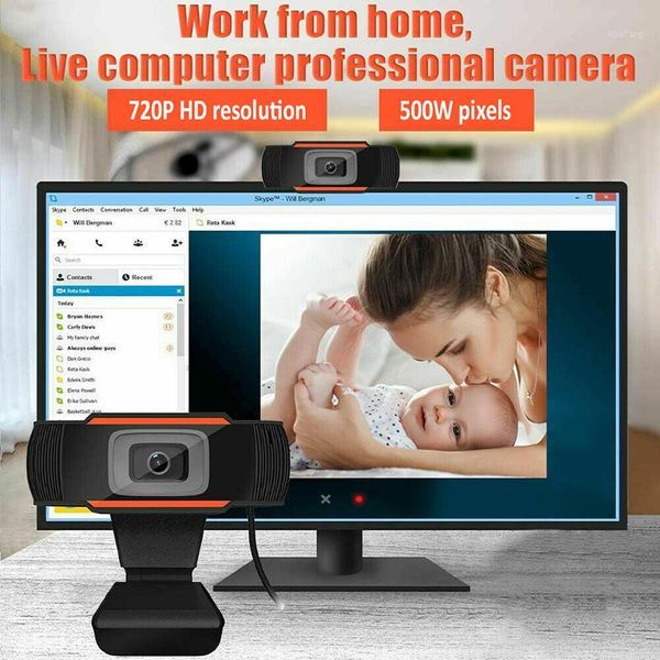 

new 1pcs professional usb 2.0 pc camera 1080p video record hd webcam web camera with mic for computer for pc lapskype msn1