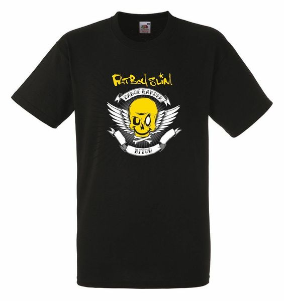 

fat boy slim logo black new t shirt fruit of the loom all sizes sport hooded sweatshirt hoodie