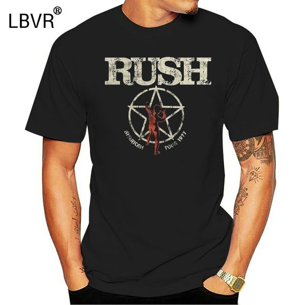 

мужчины rush american tour 1977 starman logo black новый балахон дизайнеры футболки толстовки