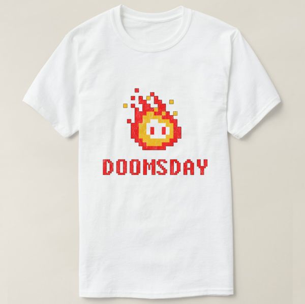 

2019 printed men cotton short sleeve doomsday hoodie designers t shirts sweatshirt