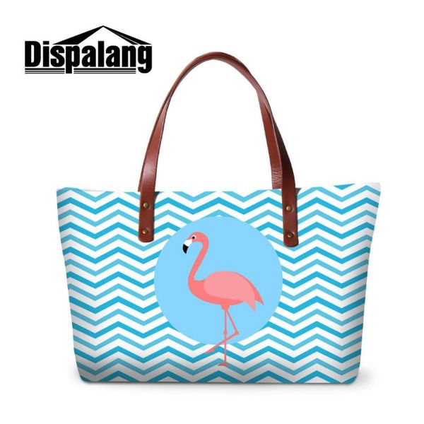 

dispalang фламинго посыльного сумки женщин сумки животных печати женщина vintage tote большие сумки плеча женщины сумку