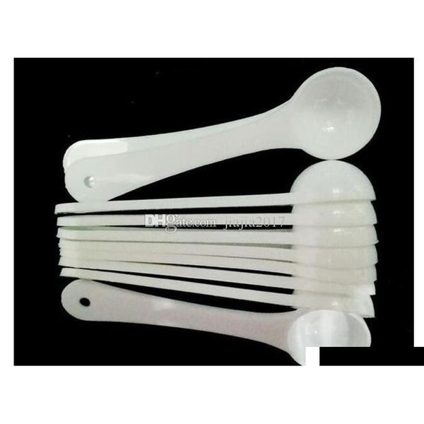 

1g professional plastic 1 gram scoops spoons for food milk washing powder medcine white jllldd bdefight