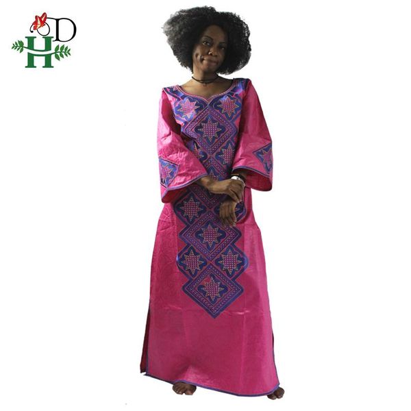 

ethnic clothing 2021 african cotton 100% dashiki dresses for women bazin riche dress custom clothes, Red