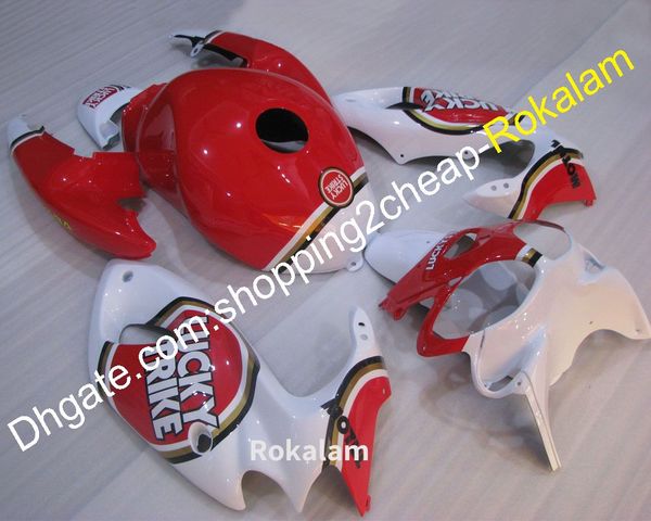 Motorradverkleidungen für Suzuki SV400 SV650 SV 98-02 400 SV 650 1998 1999 2000 2001 2002 Rot Weiß Motorrad Karosserie Aftermarket Kit Verkleidung