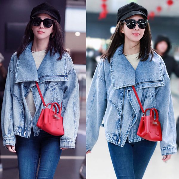 

new fall streetwear women jean jackets 2020 jaqueta vaquera bordada mujer