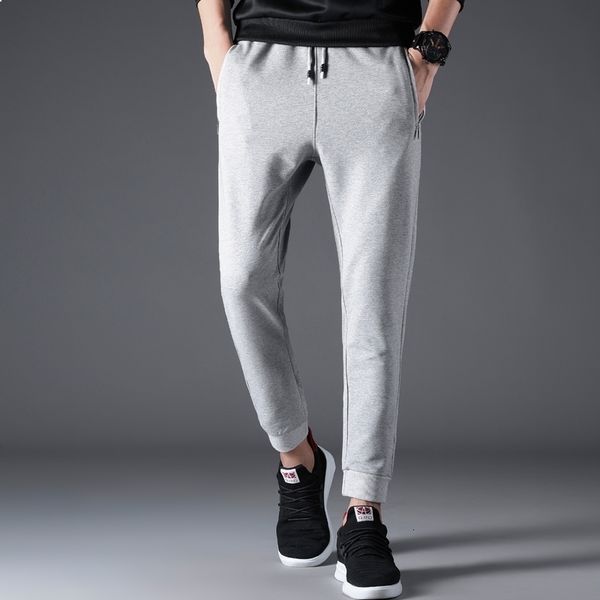 

nova 2021 new chegada de veludo homens leggings quentes para o inverno jogger sweatpants tipo magro calas casuais oixr, Black