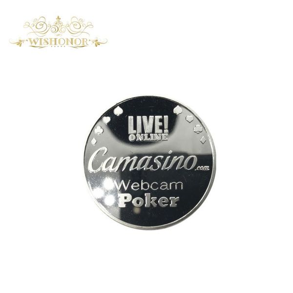 

wishonor 24k gold казино настольные игры коллекционные монет чип карты покер змеи формы серебряная монета в руке коллекция sqchln pingtoy