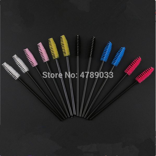 

makeup brushes 500pcs eyelash disposable mascara wands applicator spoolers eye lashes cosmetic brush