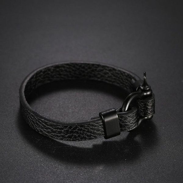 

sellers pu leather stainless steel bracelet gift for valentines day birthday qyldjq